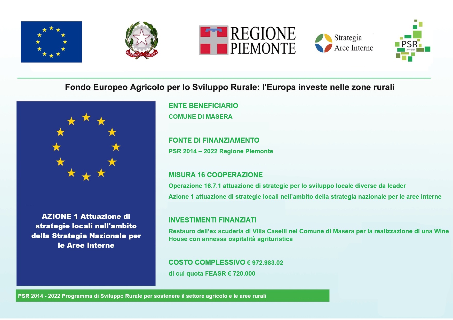 Fondo Europeo Agricolo per lo Sviluppo Rurale